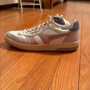 Gola White and Pink Casual Sneakers